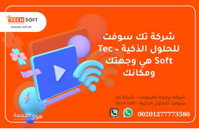 شركة تصميم تطبيقات في مصر - Tec Soft for SMART solutions