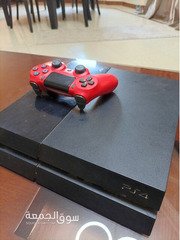 PS4 fat مستعمل مع دراعين